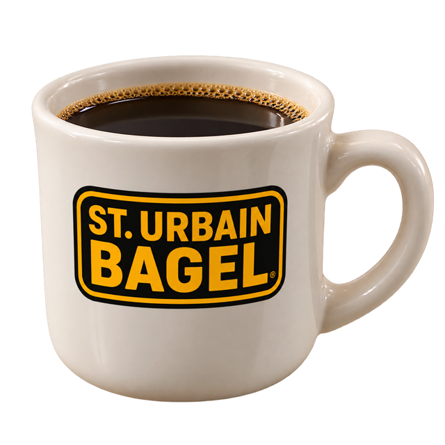 St. Urbain Bagel coffee mug